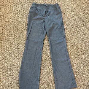 Ann Taylor Gray Houndstooth Dress Pants